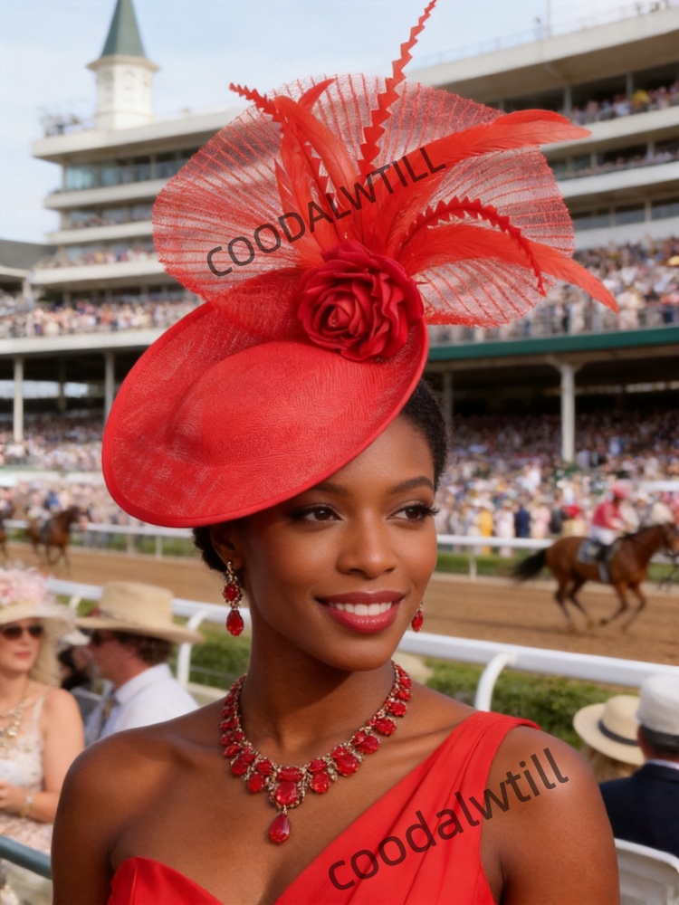 Derby Horse Racing Headpiece R - Women'S Fashion Kentucky Derby 评论和价格
