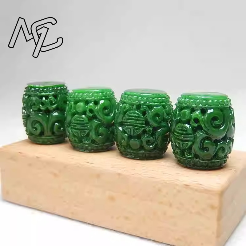 5pc Natural Green Jade Carving - Women'S Fashion Jewellery 评论和价格