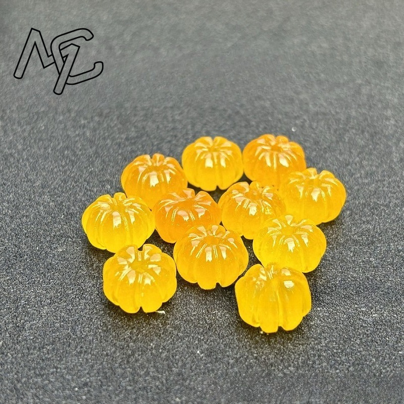 10pcs A Green Jade Pumpkin Bea - Women'S Fashion Jewellery 评论和价格