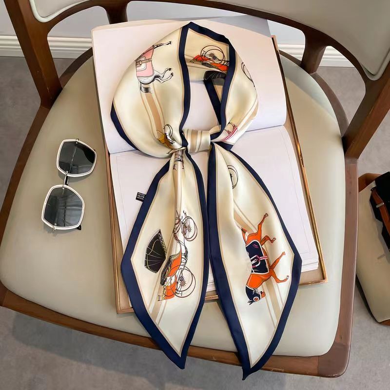 Luxury Design Silk Skinny Head - Women Fashion Necktie 评论和价格