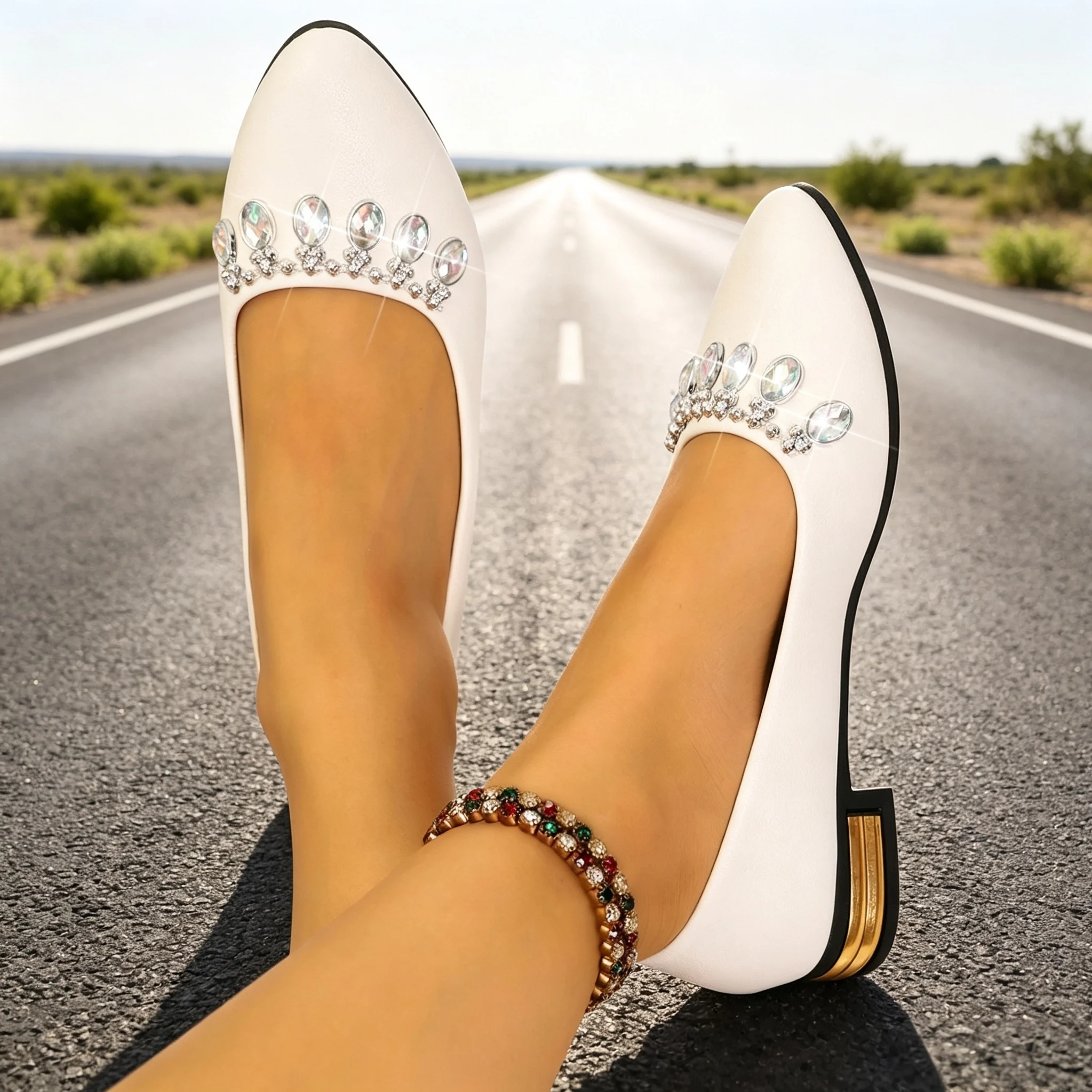 Women Flats Pointed Toe Ballet - Women'S Fashion Shoes 评论和价格