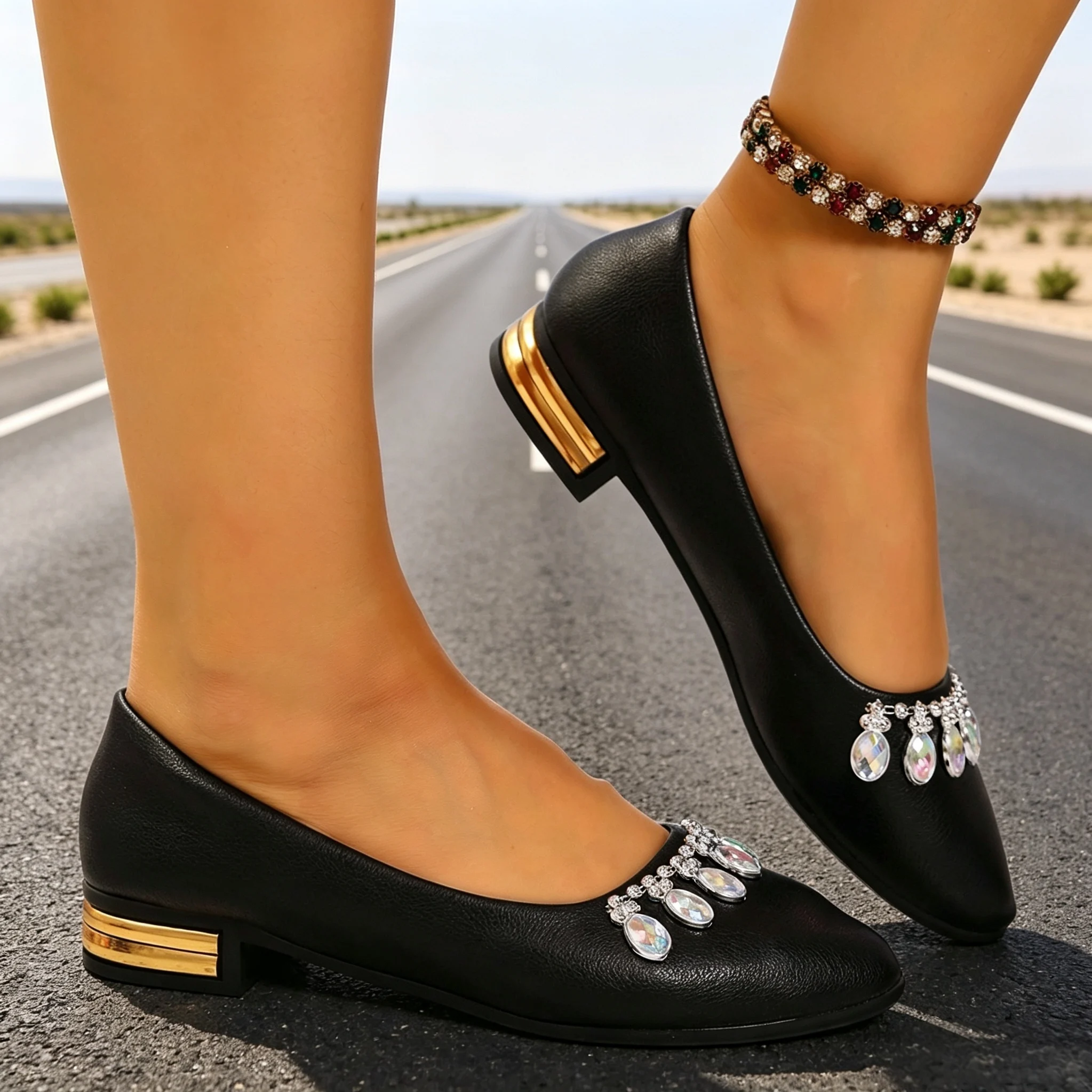 Women Flats Pointed Toe Ballet - Women'S Fashion Shoes 评论和价格