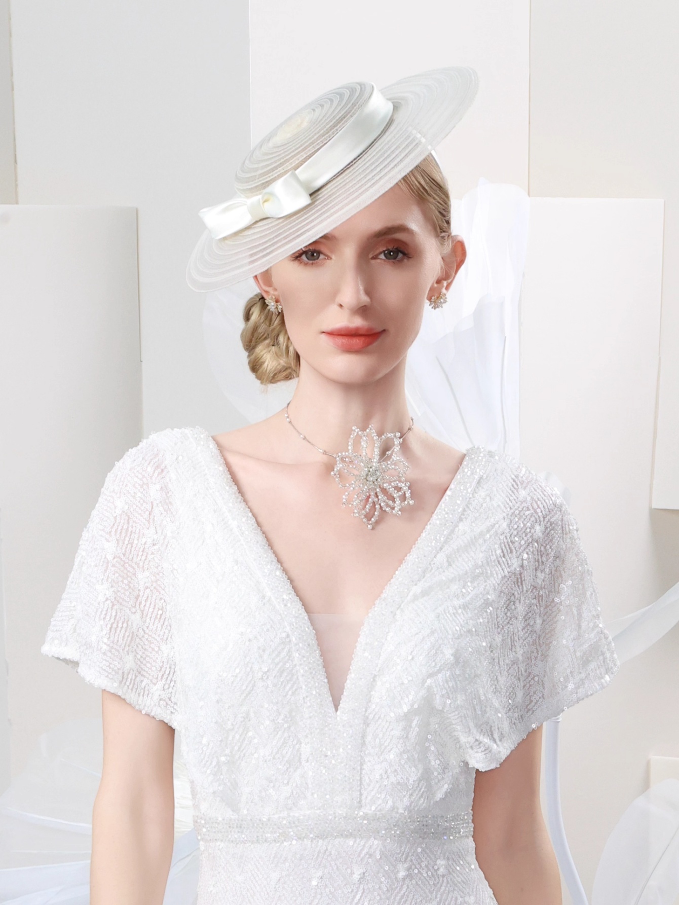 Elegant Wide Brim Tea Party Fa - Women'S Fashion Kentucky Derby 评论和价格