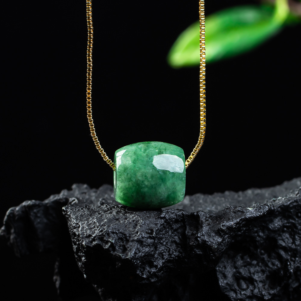 Natural Real Jade Bead Pendant - Women'S Fashion Jewellery 评论和价格